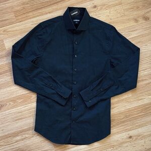 Express Slim Fit Navy Button Down - XS [NWT]